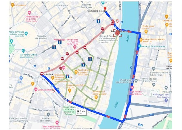 Chiusura Stradone Maffei/San Fermo